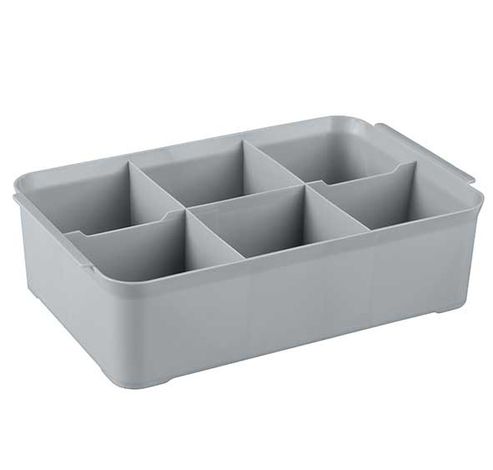 Handy Plus Tray Small Gris 27.5x17.5 X7.5cm Pour Box 4-6-9l  Curver