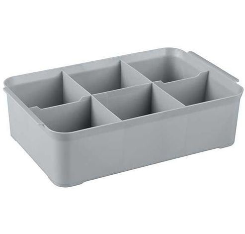 Handy Plus Tray Small Gris 27.5x17.5 X7.5cm Pour Box 4-6-9l  Curver