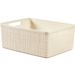 Curver Jute Opbergbox Wit Medium 12l 36,2x28.2x H14,5cm Rechthoek Offwhite