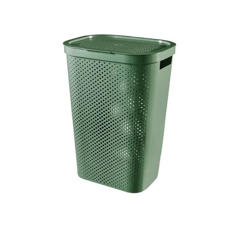 Infinity Recycled Box Linge Dot 60l Vert 44x35xh60cm  Curver