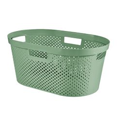 Curver Infinity Recycled Wasmand Dots 40l Groen 58.5x38xh26.5cm 