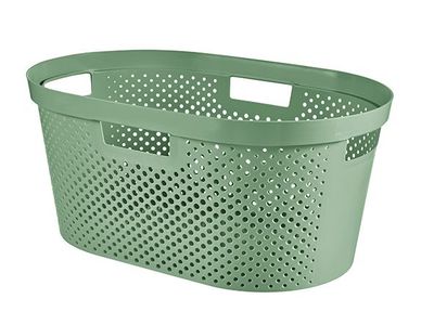 Infinity Recycled Wasmand Dots 40l Groen 58.5x38xh26.5cm