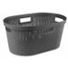 Curver Infinity Recycl.wasmand Dots 40l D.grijs 58.5x38xh26.5cm