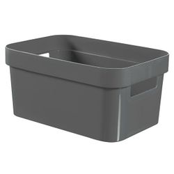 Curver Infinity Recycled Box 4.5l Gris Fonce 26x17,5xh12,3cm 