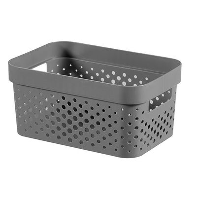 Infinity Recycled Box 4.5l Dots Gris 26x17,5xh12,3cm  Curver