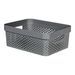 Curver Infinity Recycled Box 11l Dots D.grijs 35.6x26.6xh13.6cm