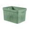 Infinity Recycled Box 17l Dots Groen 35.5x26.2xh21.9cm 