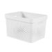 Curver Infinity Recycled Box 17l Dots Wit 35.5x26.2xh21.9cm