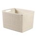 Curver Jute Opbergbox Wit Large 20l 36,2x28.2 H23cm Rechthoek Offwhite