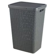 Jute Coffret Salle De Bain Gris Fonce 58l-43x34x58.2cm Deepshadow 