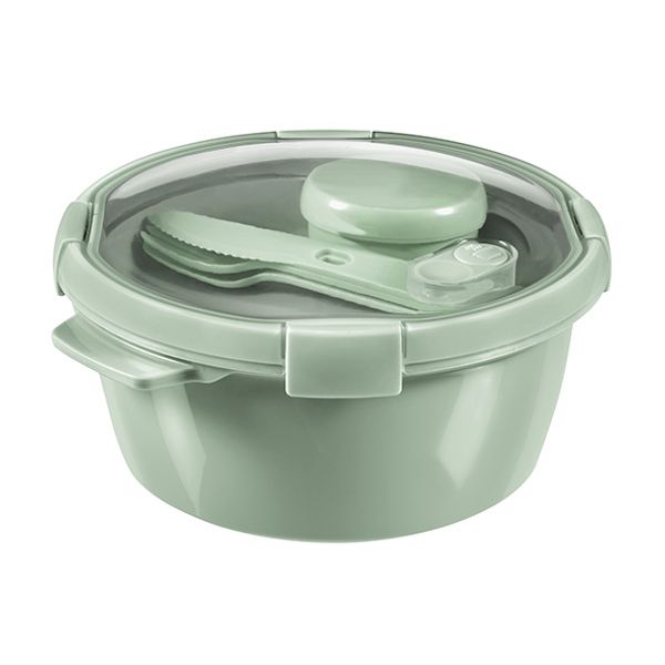 Curver Smart To Go Eco Lunchbox 1.6l Rond Beste Kset Sausecup 22x22x9.6cm