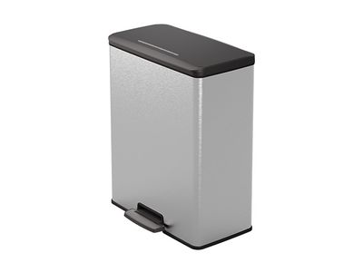 Decobin Pedaalemmer Duo Grijs 26+26l 48,6x28,4xh61,5cm