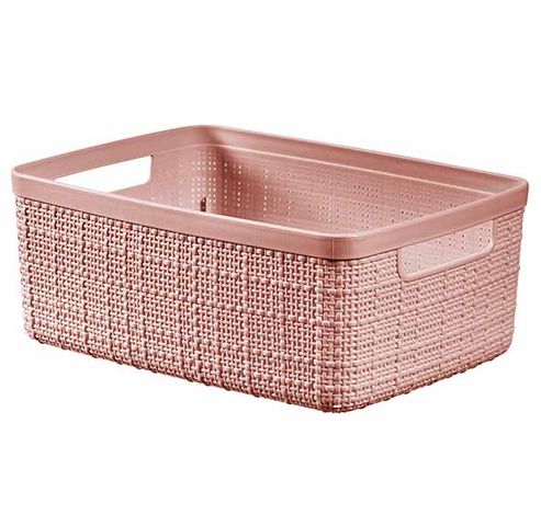 Jute Opbergbox Rose Dawn Small 5l26,5x20 H10,5cm  Curver