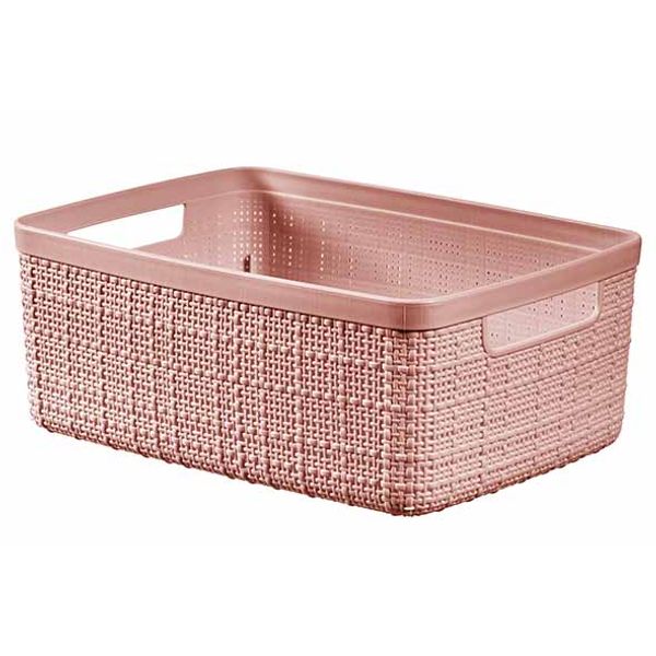 Curver Jute Opbergbox Rose Dawn Small 5l26,5x20 H10,5cm