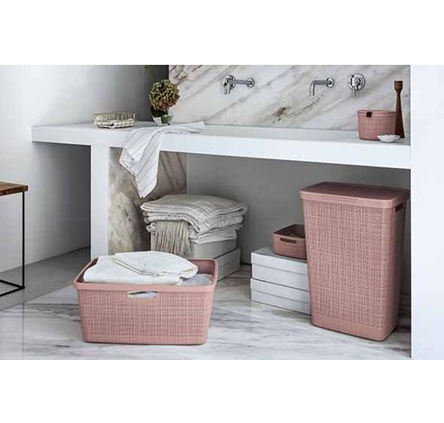 Jute Box A Linge Rose Dawn  58l 43x34xh5 8,2cm  Curver