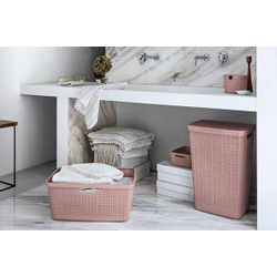 Jute Wasmand Rose Dawn 46l 59,4x39,4xh25 Cm 