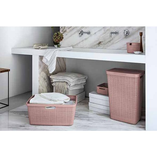 Curver Jute Wasmand Rose Dawn 46l 59,4x39,4xh25 Cm