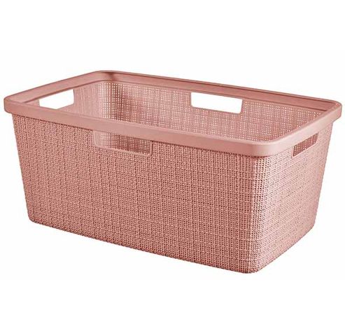 Jute Panier A Linge Rose Dawn 46l 59,4x3 9,4xh25cm  Curver