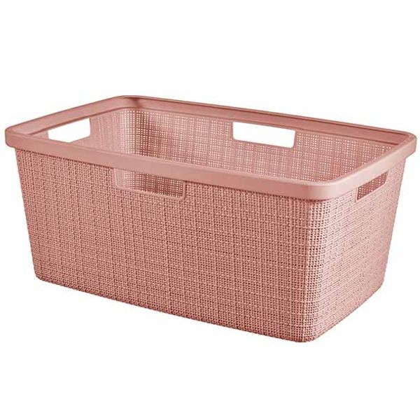 Jute Wasmand Rose Dawn 46l 59,4x39,4xh25 Cm 