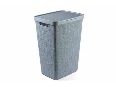 Jute Box A Linge Smokey Grey 58l 43x34xh60cm