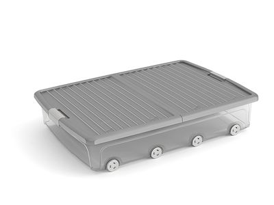 W-box Sous-le-lit Box De Rangement 55l 79x58xh16,5cm