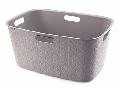 Softex Wasmand 45l Taupe 57x37xh27cm