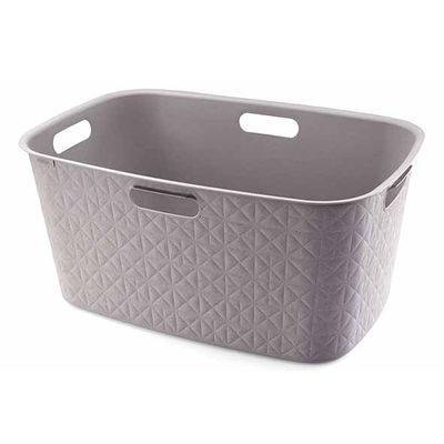 Softex Wasmand 45l Taupe 57x37xh27cm  Curver