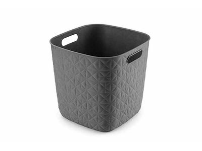 Softex Opbergmand Cube 15l Antraciet 27,9x27,9xh26,9cm