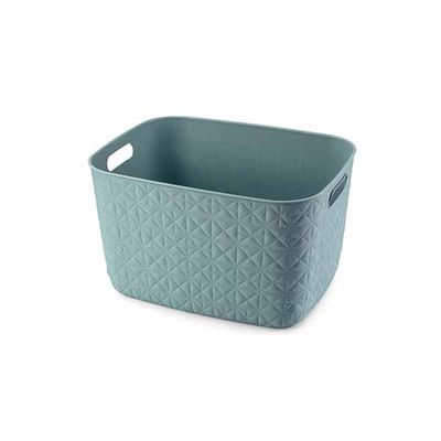 Softex Opbergmand L 19l Teal Blue 37,9x29,2xh22,1cm  Curver