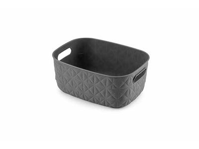 Softex Opbergmand S 4l Antraciet 26,4x19,4xh11,1cm