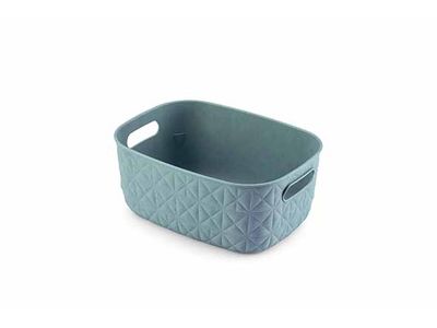 Softex Panier De Rangement S 4l Teal Blue 26,4x19,4xh11,1cm