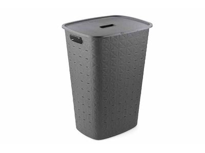 Softex Box A Linge 56l Anthracite 42x31,6xh60cm