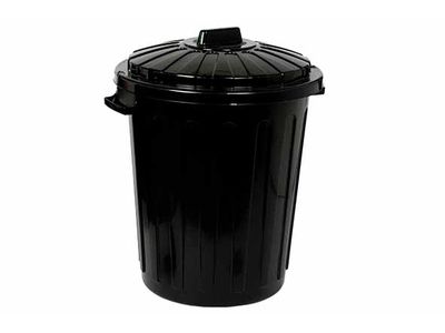 Poubelle De Rue 70l Noir 56x52xh67cm