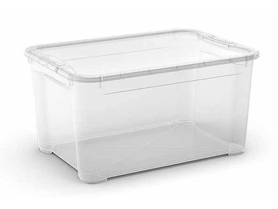 T-box Opbergbox L 47l Transparant - 55,5x39xh28,5cm