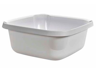Essentials Waskom Vierkant 12l Lichtgrijs - 36x36xh14,5cm