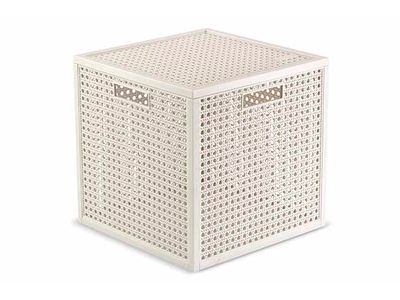 Kaya Opbergmand Cube 19l Wit 28x28xh28cm