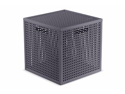 Kaya Opbergmand Cube 19l Grijsblauw 28x28xh28cm