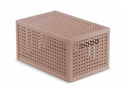 Kaya Opbergmand S 7l Taupe 18,8x30xh15,4cm