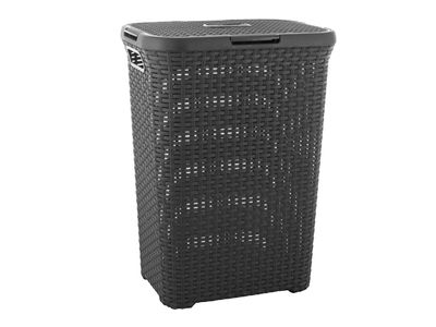 Natural Coffre Salle De Bains 60l Anthr 44.7x34.1x61.5cm