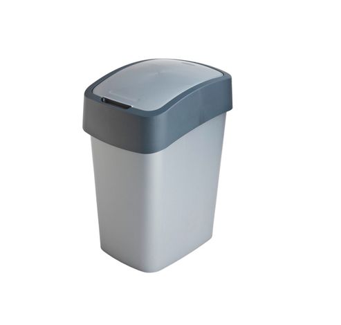 Flip Bin  25l Argent/anthracite Rp  Curver