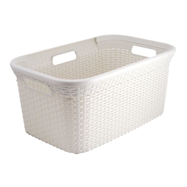 Natural Style Wasmand Vintage Wit 45l 59 .2x38x27 