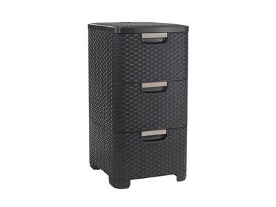 Natural Style Systeme Tiroir 3 Tir, Anth 