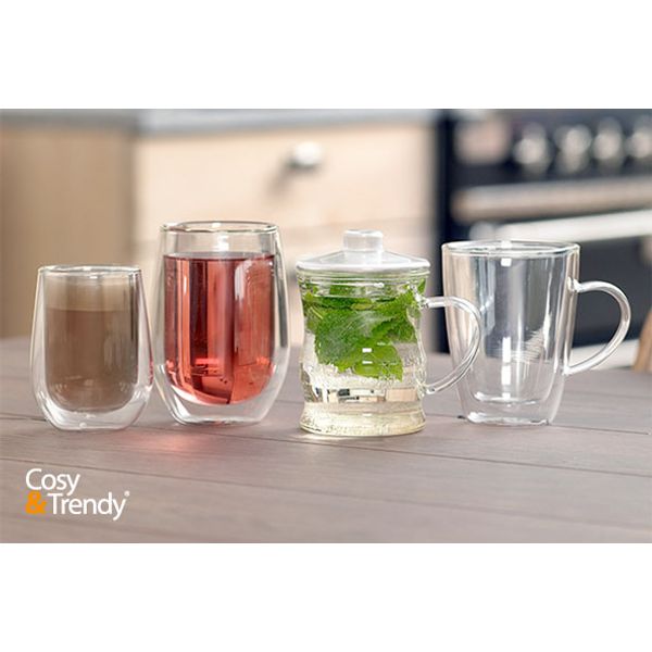 Cosy & Trendy Isolate Koffieglas 6cl Set2 Dubbelwandig Espresso - D6xh6cm