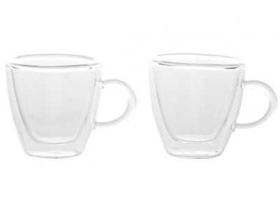 Isolate Koffieglas 6cl Set2 Dubbelwandig Espresso - D6xh6cm