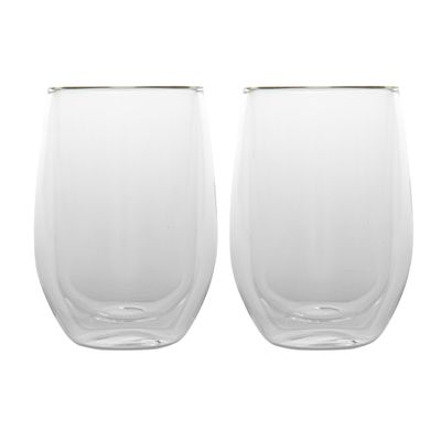 Isolate Tumbler 35cl Set2 D7,5x12,5cm Dubbelwandig Glas  Cosy & Trendy