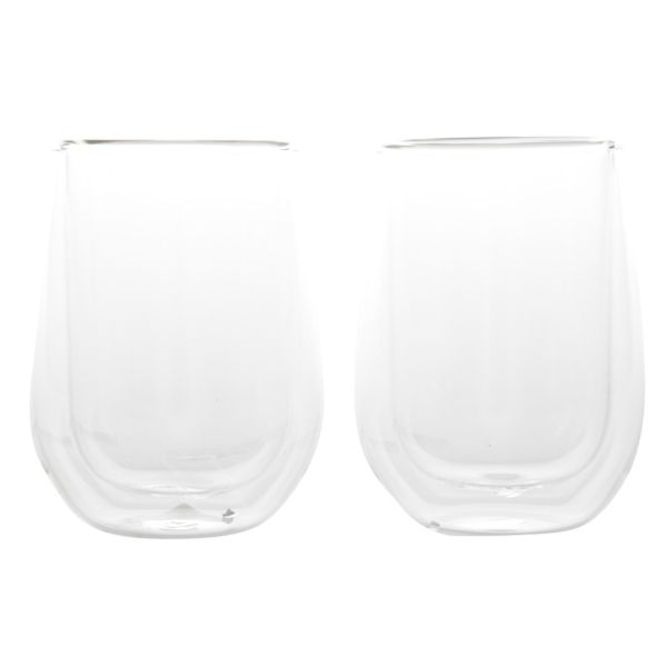 Isolate Koffieglas 19cl Set2 D6,3xh10cm Dubbelwandig Glas 