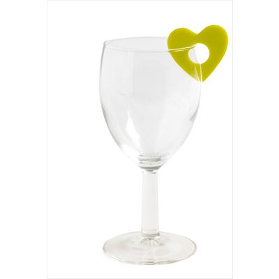 Identificateurs De Verre Sil. Set8 Coeur  Cosy & Trendy