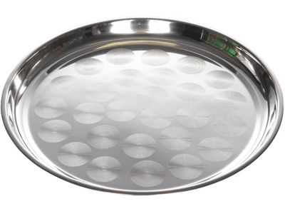 Plateau D36cm Roestvrij Staal 