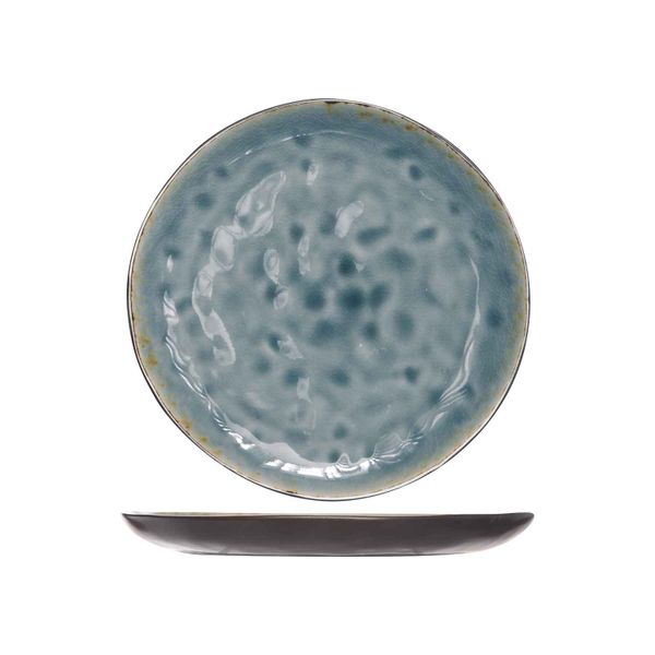 Cosy & Trendy Laguna Blue-grey Plat Bord 27cm Rond 