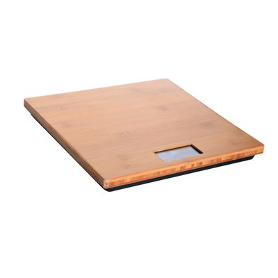 Personenweegschaal Bamboe 30x30cm 100gr Tot 180kg Excl. 2x Aaa Batterijen  Cosy & Trendy